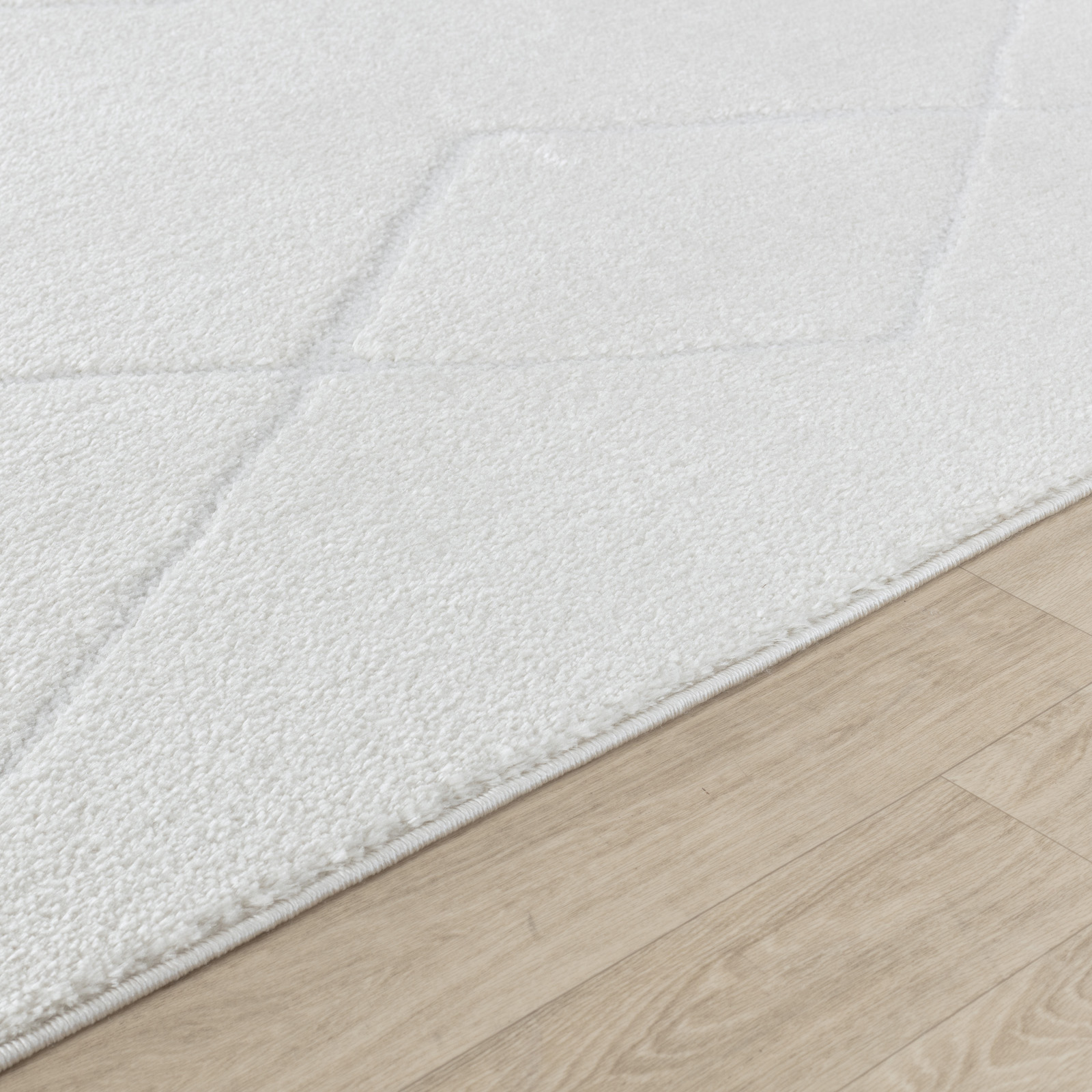 SURYA Tapis De Salon à Poils Courts Et Doux Berbère Ethnique Ivoire 200x275 Cm 15 Detail Photo2