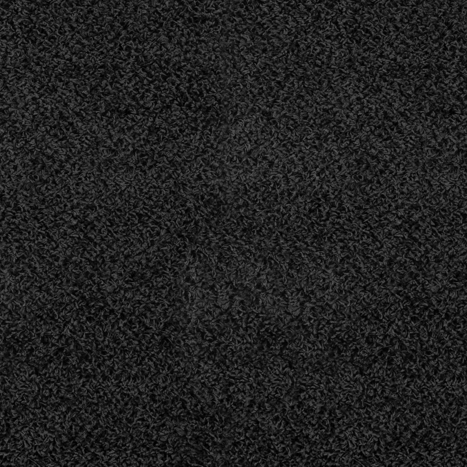 SURYA Tapis De Couloir à Poils Longs Et Doux Shaggy Uni Chic Noir 80x150 Cm 14 Detail Photo1