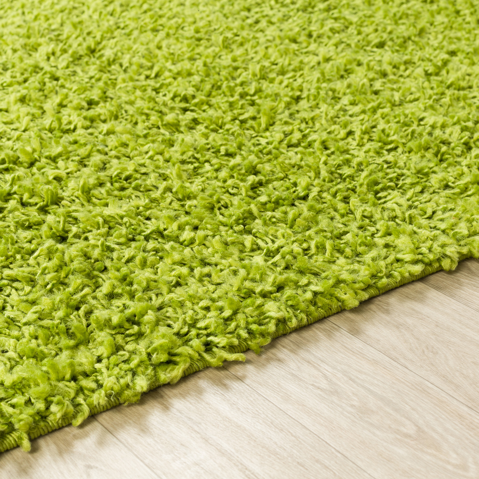 SURYA Tapis De Couloir à Poils Longs Et Doux Shaggy Uni Chic Vert 80x150 Cm 15 Detail Photo2
