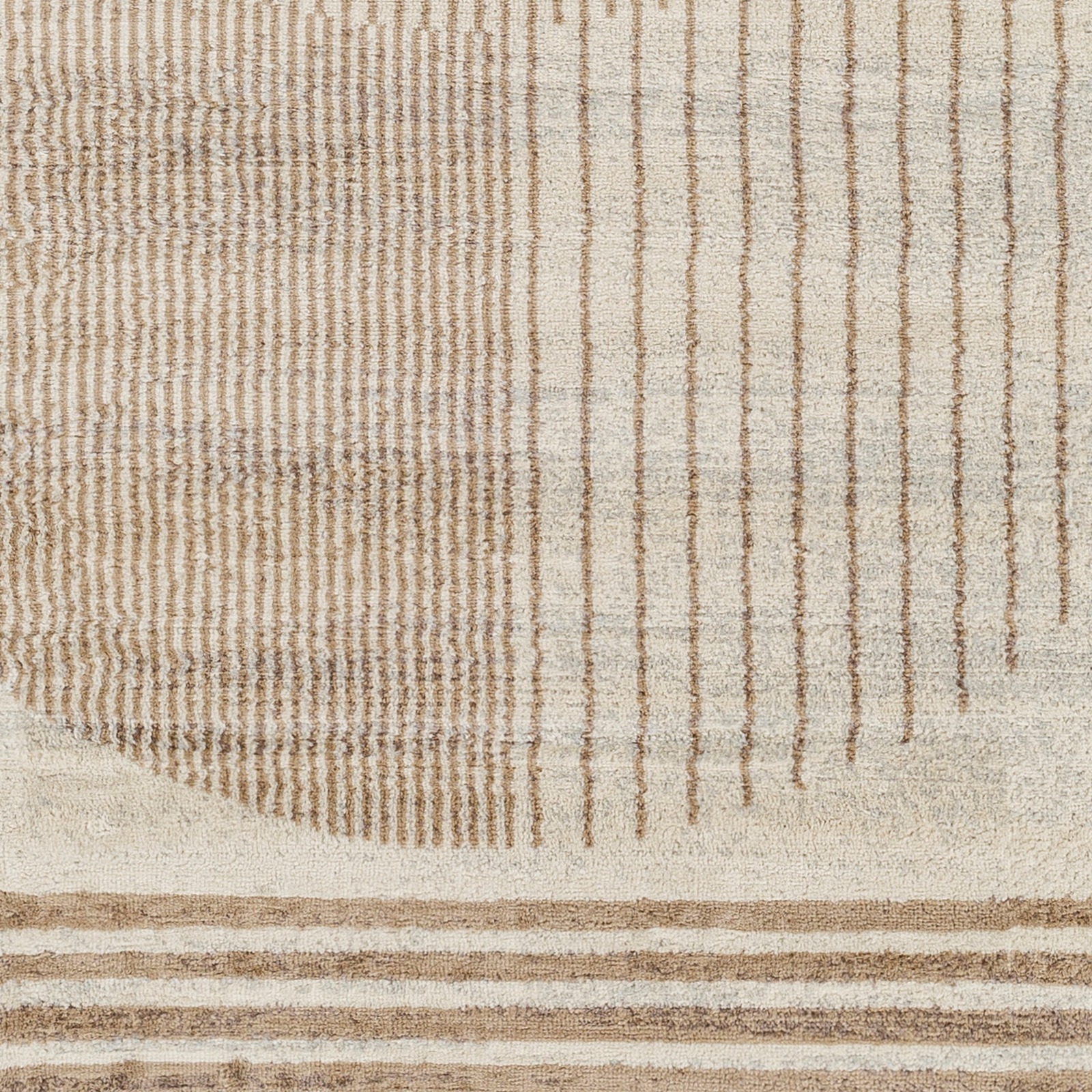 SURYA Tappeto Salotto A Pelo Corto Soggiorno Scandinavo Hygge Beige E Marrone 120x170 Cm 14 Detail Photo1