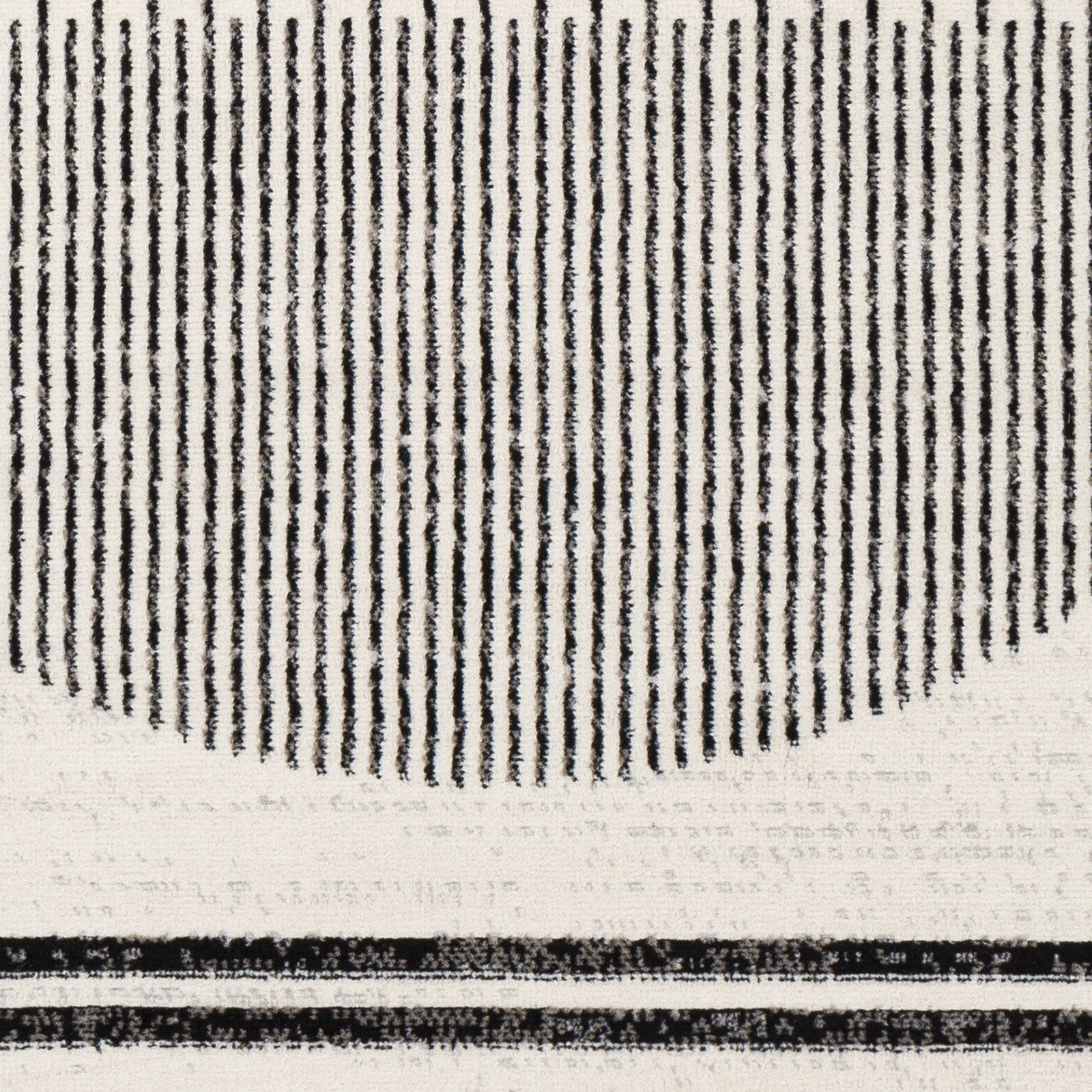 SURYA Tapis De Salon à Poils Courts Et Doux Scandinave Hygge Blanc Et Noir 130x170 Cm 14 Detail Photo1