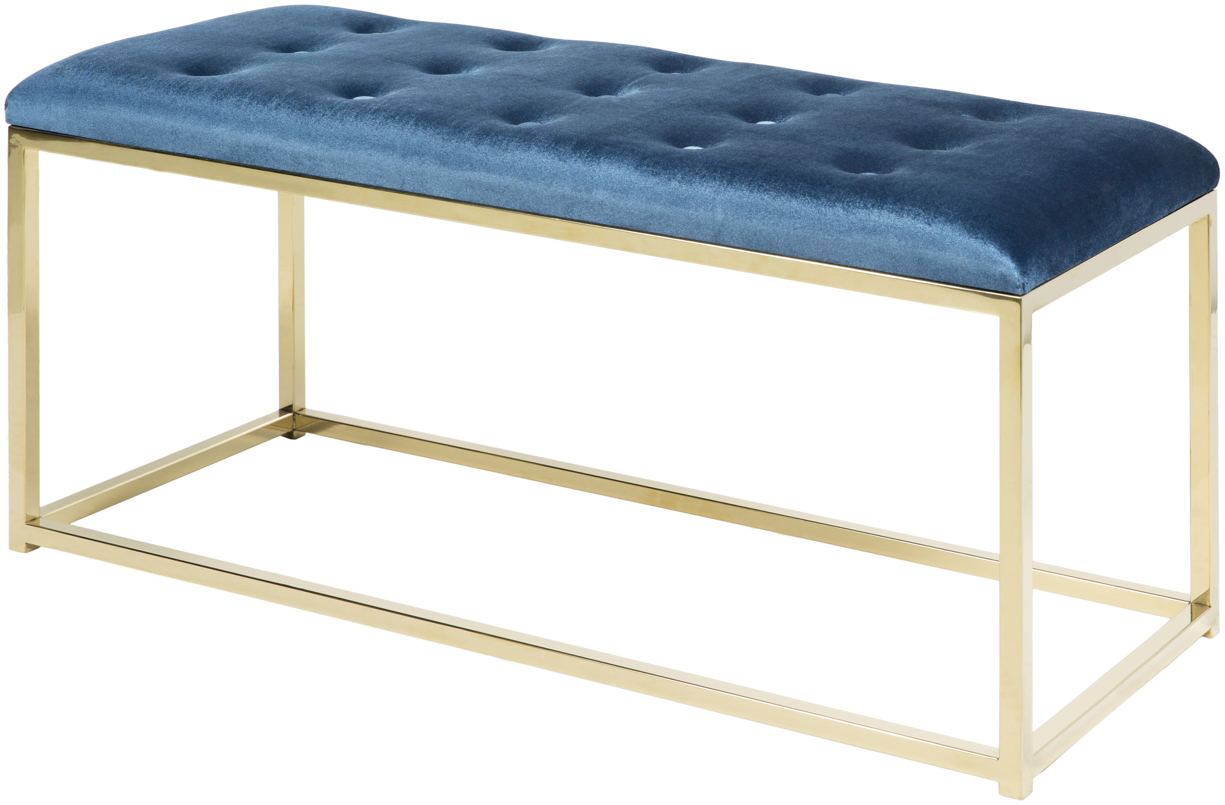 surya rigsby bench in bright blue finish rig-002